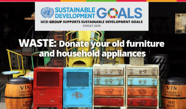 Week 50:  Waste: Donate your old furniture and household appliances