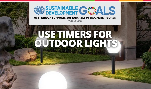 Week 15: Use timers for outdoor lights