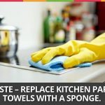 Week 35 :Waste – Replace Kitchen Paper Towels With A Sponge