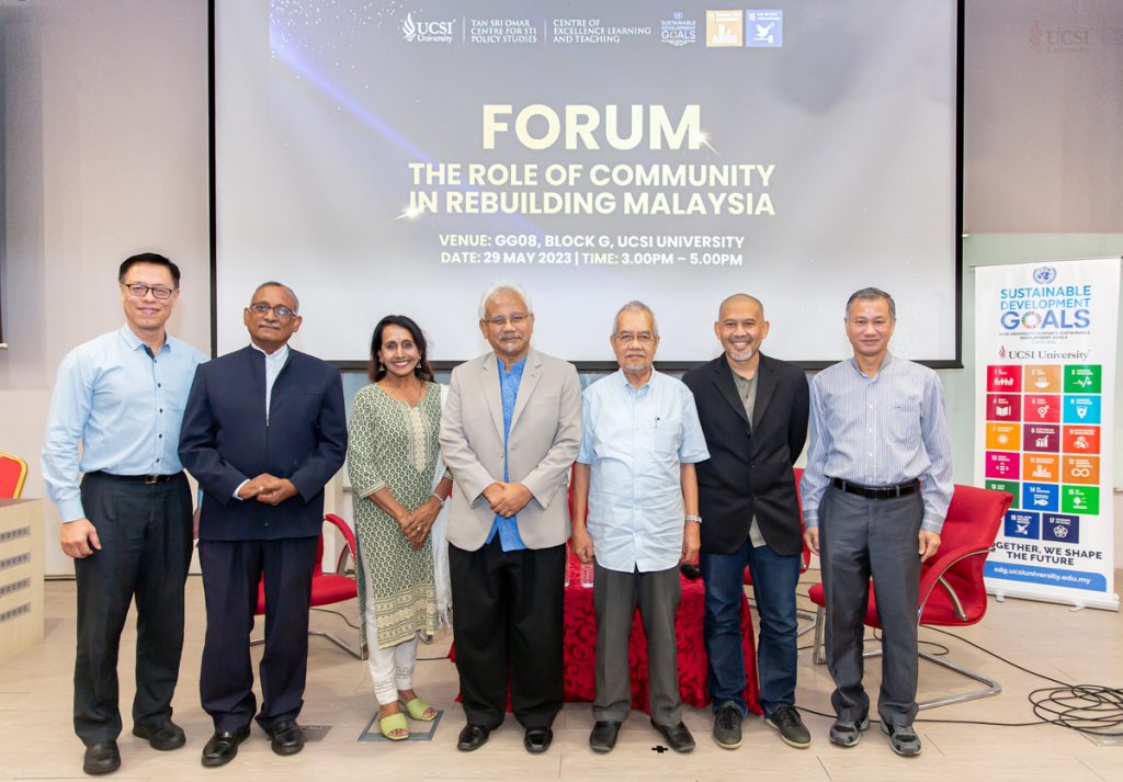 The Role of Community in Rebuilding Malaysia