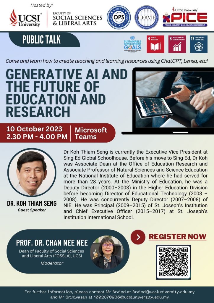 Generative AI and the Future of Education and Research