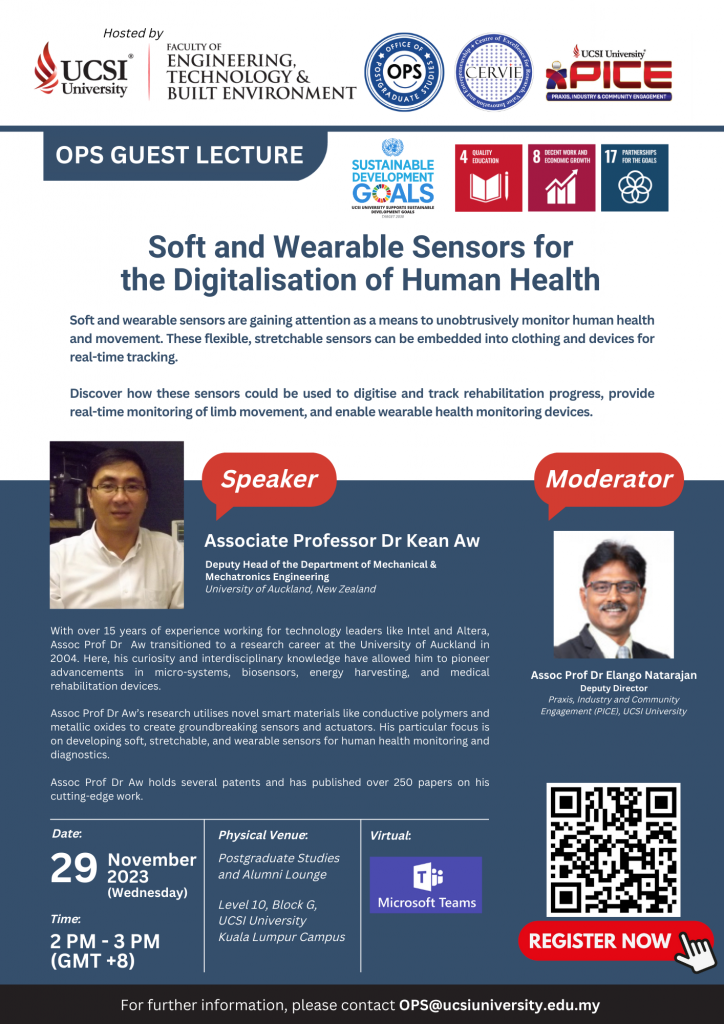 Soft and Wearable Sensors for the Digitalisation of Human Health