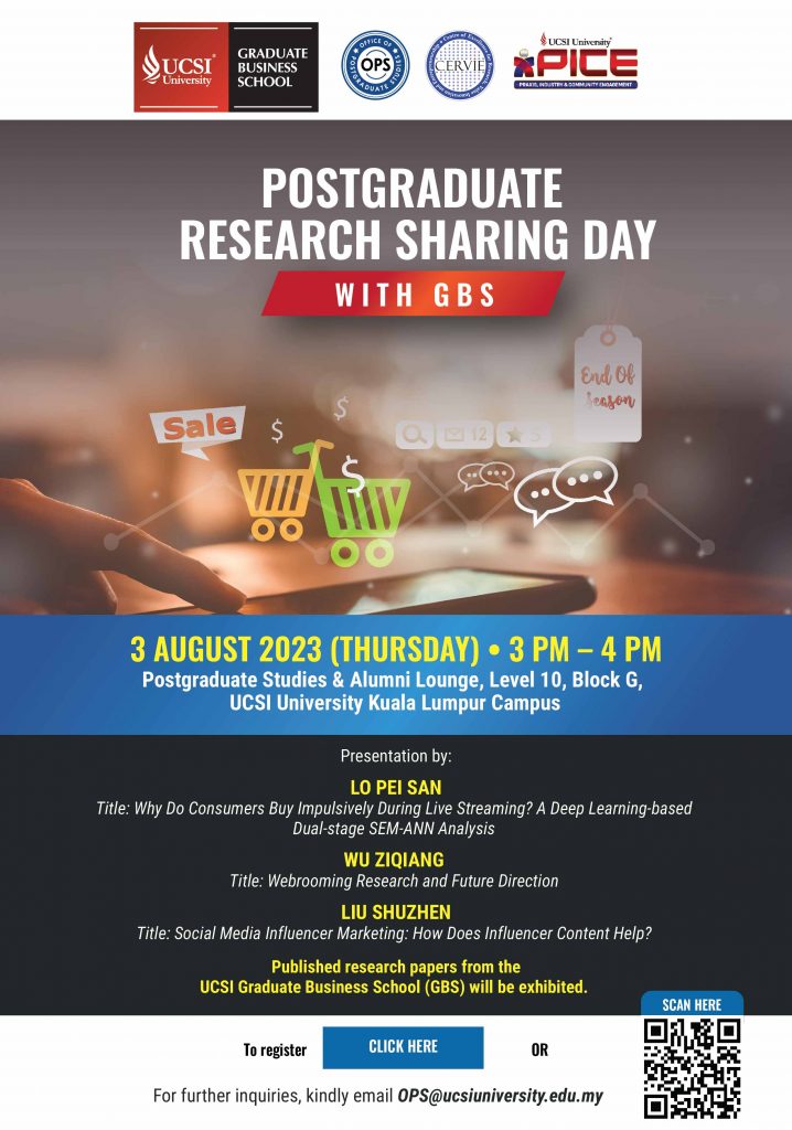 Postgraduate Research Sharing Day with GBS