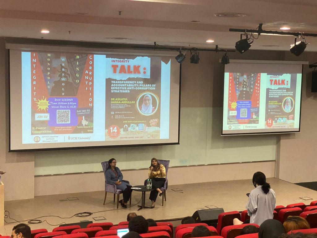 (Integrity Talk) Transperancy and accountability: Pillars of effective anti-corruption