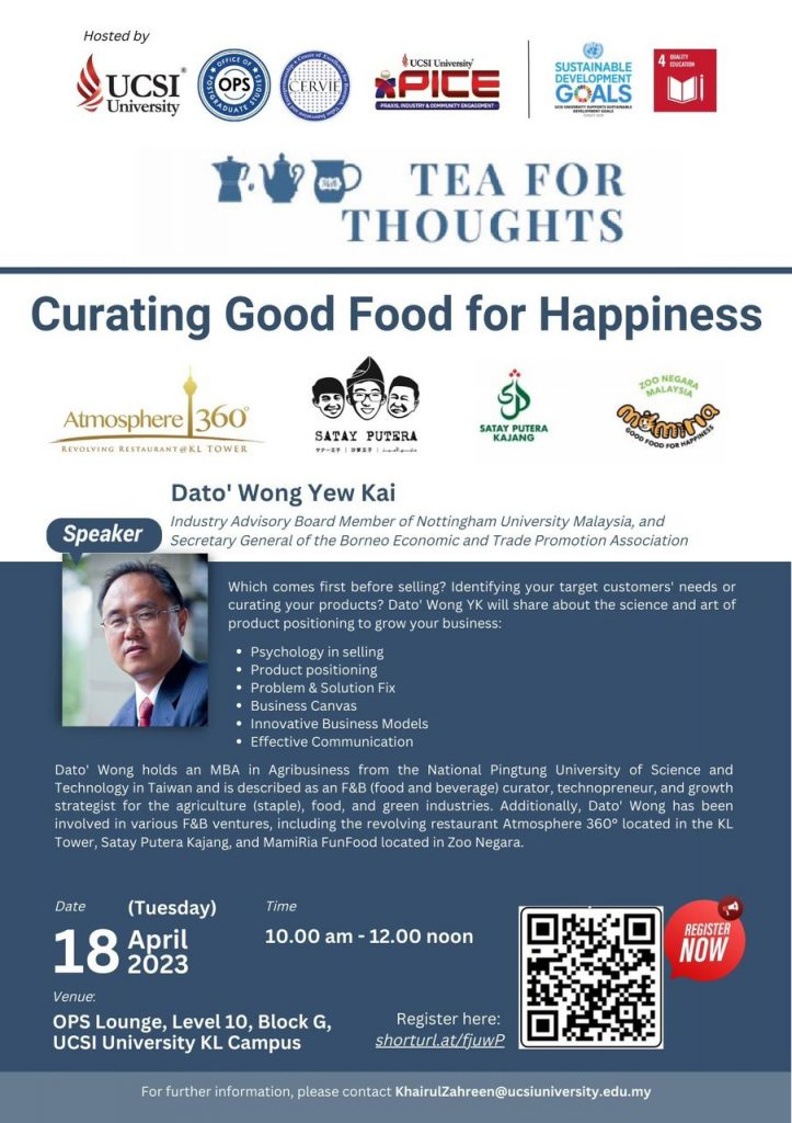 Curating Good Food for Happiness