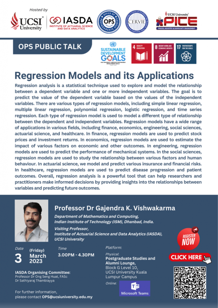 Regression Models and its Applications