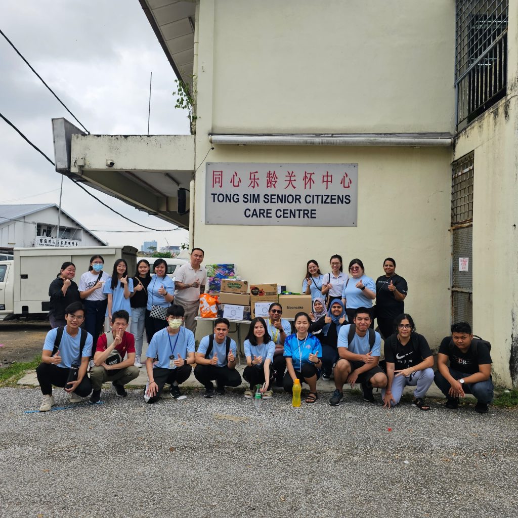 Donation Drive for Tong Sim Senior Citizens Care Centre by UCSI Care & Facult of Applied Sciences
