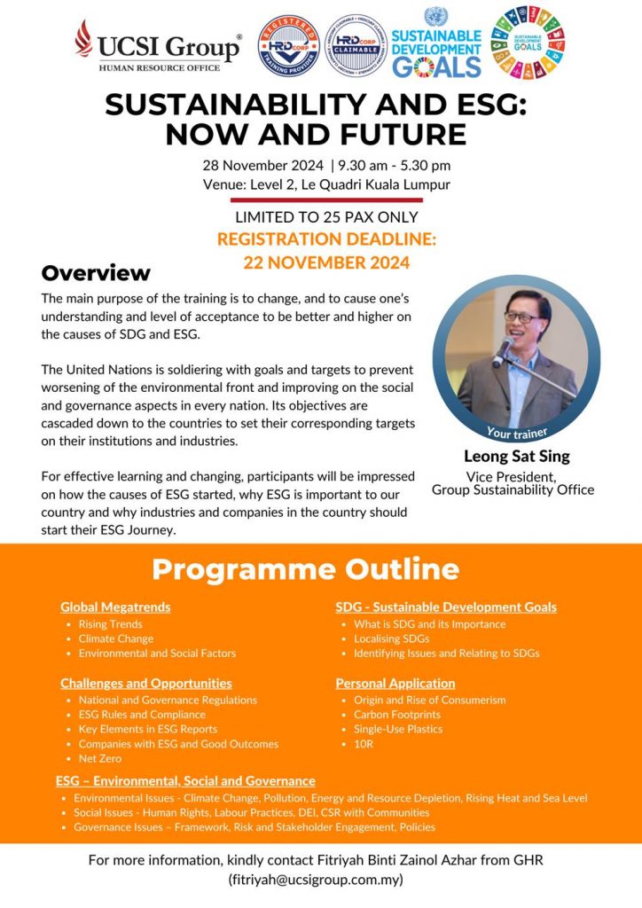 (2nd session) Sustainability and ESG Now and Future