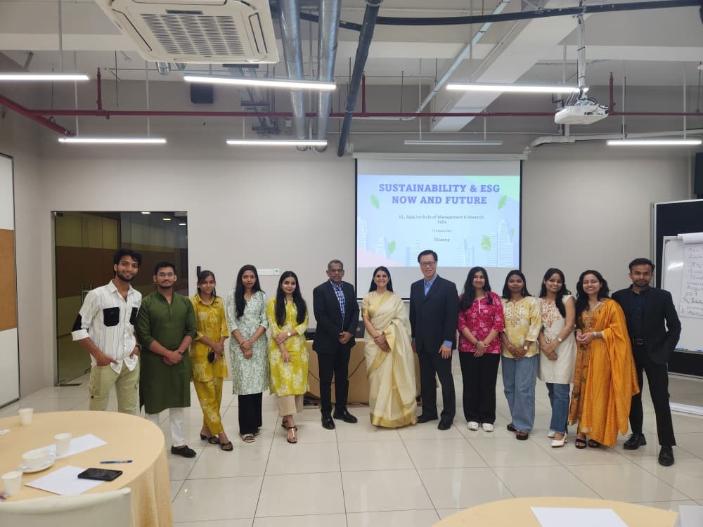 Sustainability and ESG : Now and Future Training for Students from GL Bajaj Institute of Management and Research India