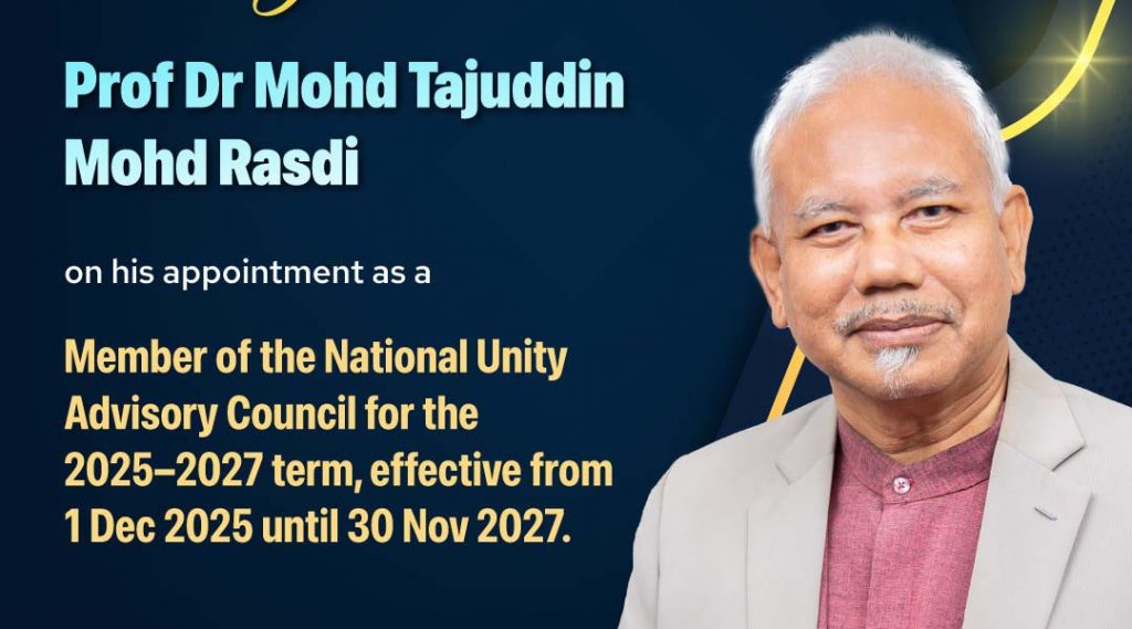UCSI Celebrates Prof Dr Mohd Tajuddin’s appointment to MPPN