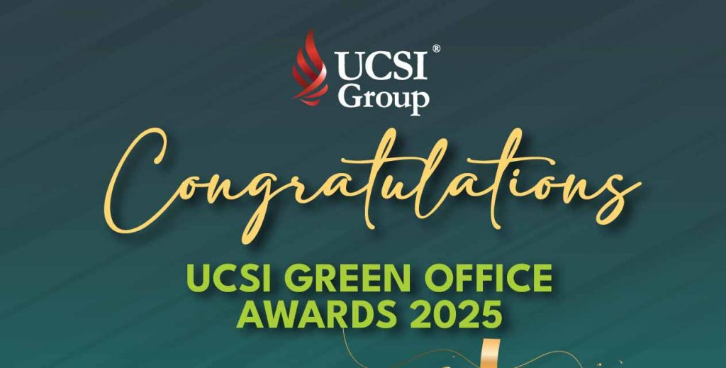Congratulations! UCSI Green Office Award Winners 2025!